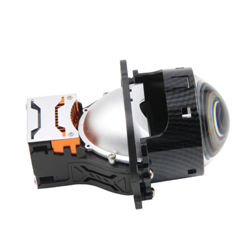 3 pulgadas LED lente de doble luz JS8 lente de prisma 75W actualización de lámpara LED súper brillante