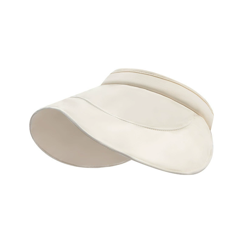 Summer soft and cool ice silk egg roll cap large brim sun protection sun protection foldable breathable UV air-proof ceiling hat
