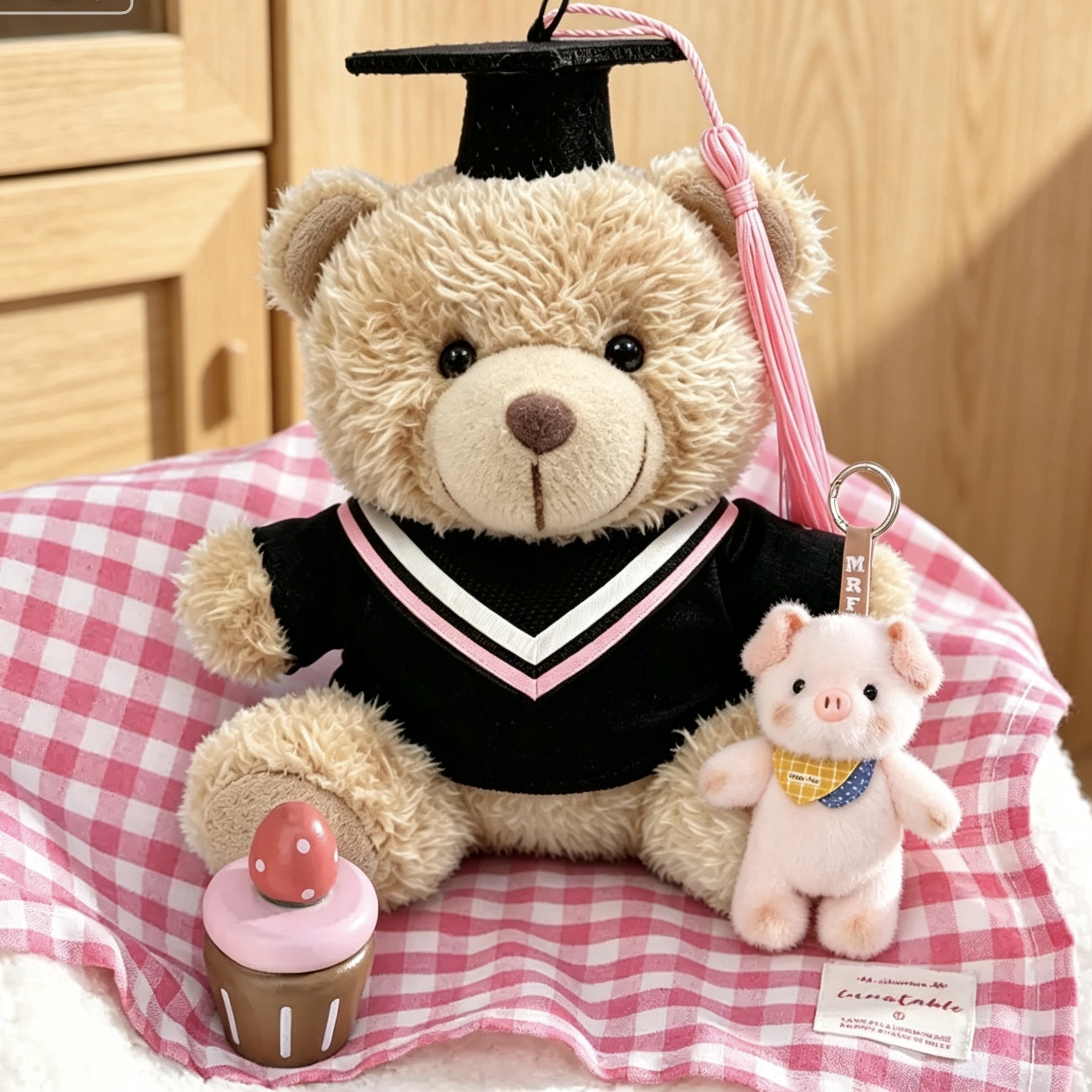 Temporada de graduación osos de peluche muñecas uniformes colgantes regalo de estudiantes Teddy Bear adorable recuerdos de graduación