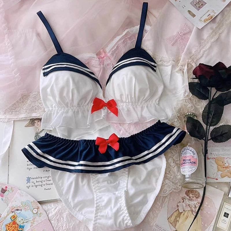 Японская мягкая девушка нижнего белья девушка стиль милый военно-морской тонкий стиль