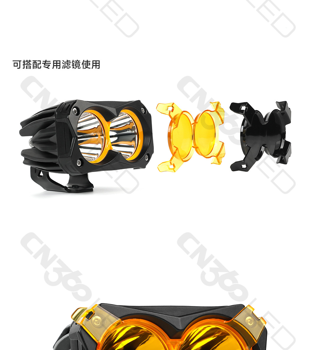 Cn360 Tr2 5inch Off-Road Vehicle Led Work Light Spotlight High Power Car Modified with Led Search Light