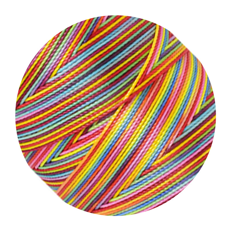 Nuevo 9 hebras de 0,5 mm línea de tejido pulsera collar di di dragón cuerda de mano cuerda de color gradiente cuerda de hilo de texto