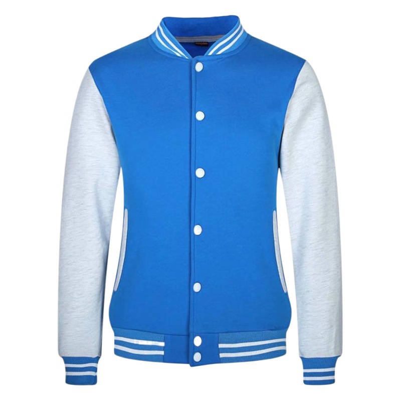 Men's and women's baseball clothes sweater custom printed logo fleece-lined thickened class uniform can be set team work clothes diy coat