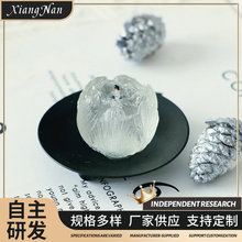 批发手工diy真花果冻香薰蜡烛透明酥油灯玻璃杯持久留香伴手礼