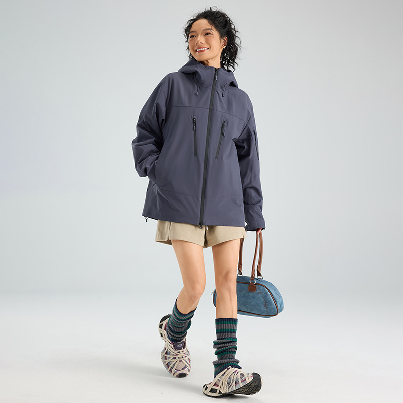 王者铠甲骆陀户外冲锋衣女三合一2025新款防水防风外套男登山服装|undefined