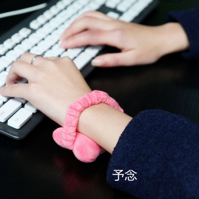 Mouse wrist pad keyboard elastic band wrist pad mini mouse creative cute hand pillow wrist pad wrist pad