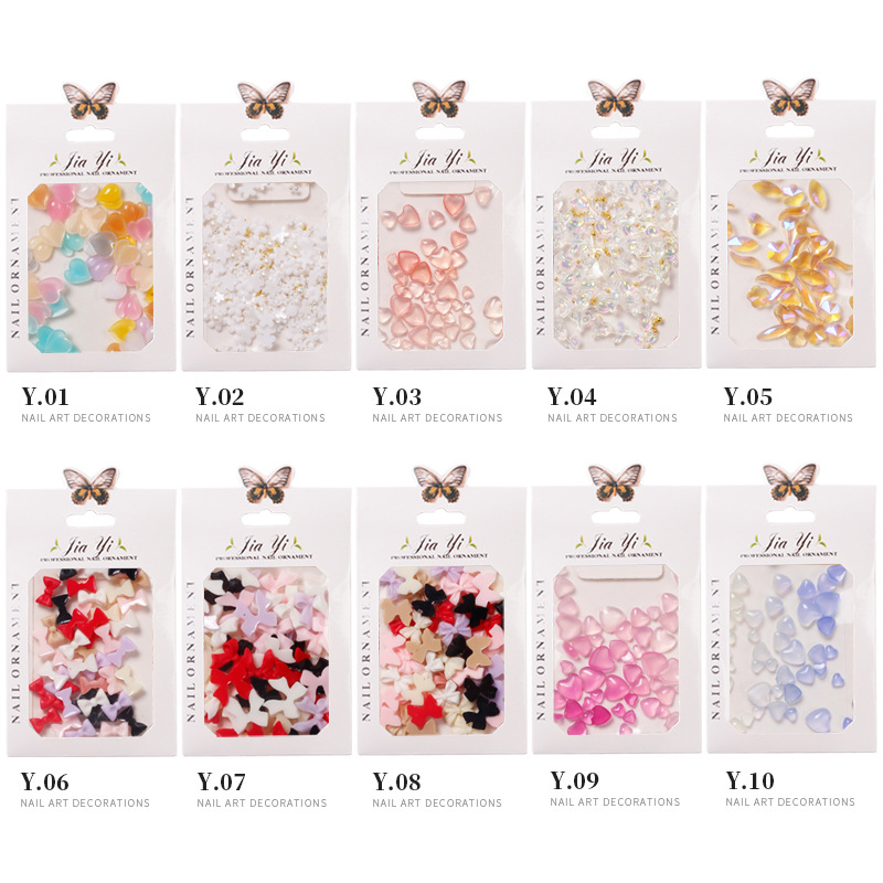 Decoraciones de la tarjeta de papel de Sol Rojo en línea Diamante pedo melocotón Flor de cinco pétalos arco que cambia de luz bolsa de amor Joyería de diamantes