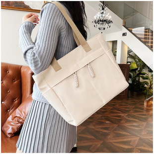 Capacious shopping bag, moon-shaped lamp, underarm bag, one-shoulder bag, cosmetic bag, backpack for folders