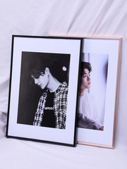 S588鋁合金相框38 50細窄邊明星海報60x90廣告框架掛畫裝裱框掛牆