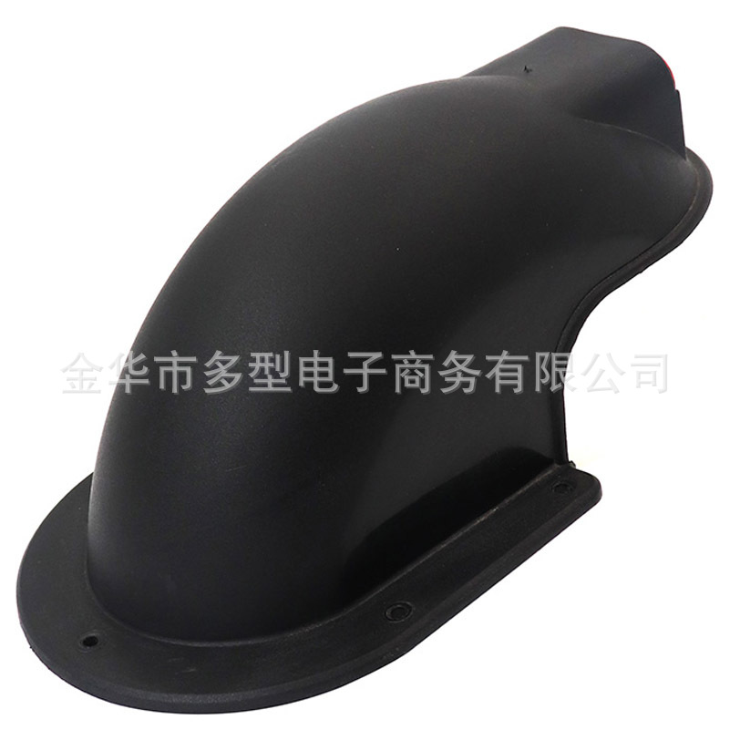 Wholesale 10inch electric scooter rear fender with lights, non-shock-absorbing model, scooter rear mudguard, water-blocking panel