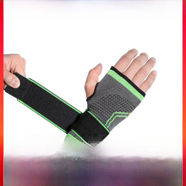 Nylon Sports Wristbands for Badminton, Adjustable Tendon Sheath Wristbands for Men and Women, Elastic Self-Adhesive Wristbands for Fitness, Cross-Border
