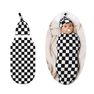 A48 Cocoon-Style Anti-Jump Baby Cotton Quilt Wrap Swaddling Towel Newborn Swaddling Sleeping Bag Quilt Blanket
