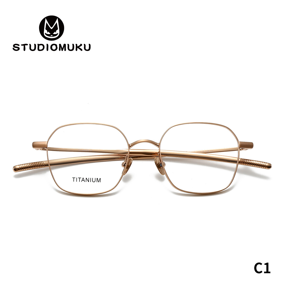 STUDIOMUKU gafas de madera cool marco de gafas de mujer retro ultra ligero cómodo marco de gafas de hombre de negocios cómodo cuadrado