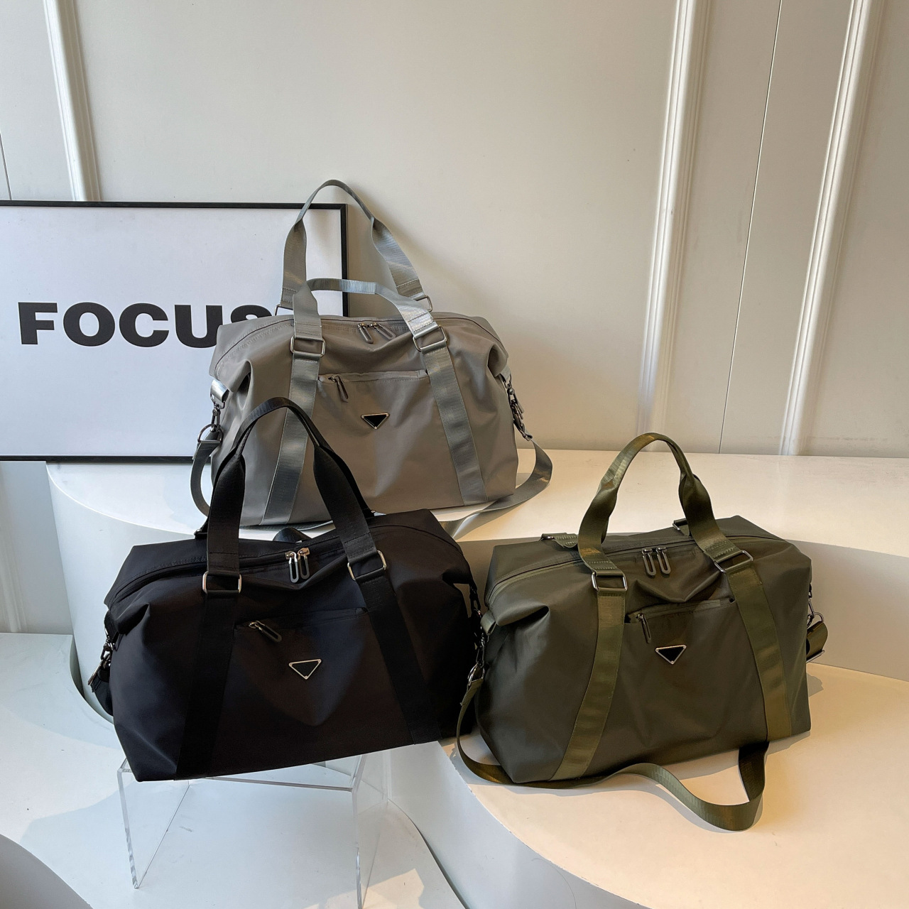 Nova odebeljena potovalna torba iz blaga Oxford, velika potovalna torba za čez ramo, ročno dvignjena diferencialna torba_voghion.com