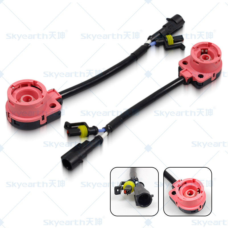 Cable adaptador de bombilla HID D2 D2S D2R cable adaptador lámpara de xenón portalámparas al por mayor Kit de arnés de cables HID
