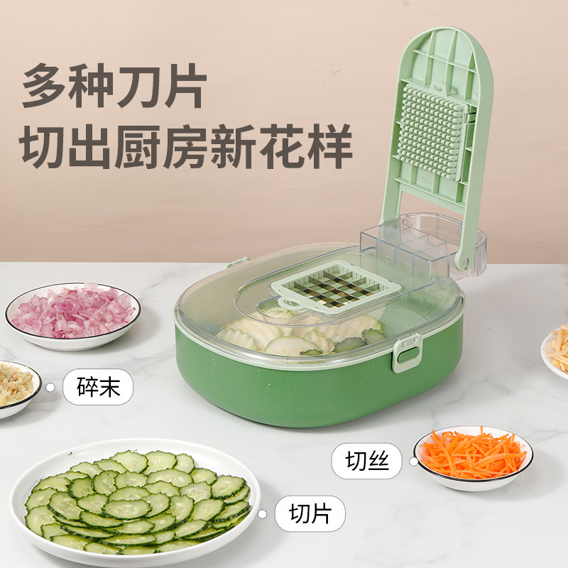 国境を越えた新しい楕円形の多機能野菜カッターは、新しい多機能キッチン野菜カッターの最良の選択です|undefined