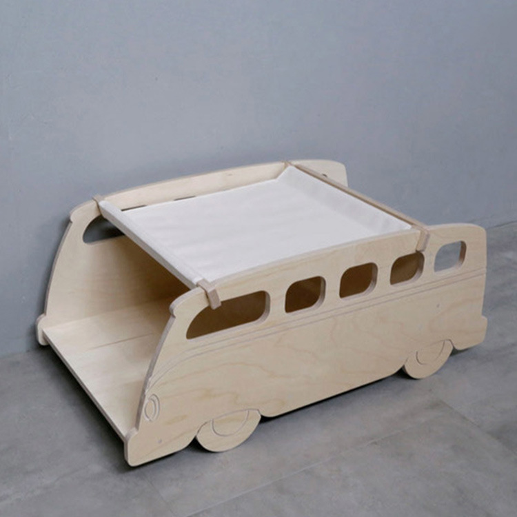 Coated birch bus cat hammock multifunctional dining table rice bowl…