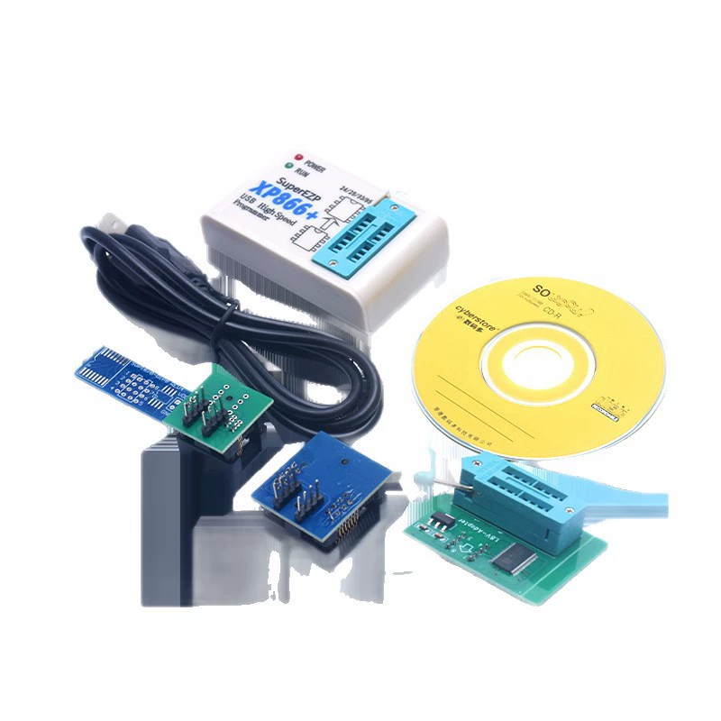 XP866+ USB SPI Flash USB Программатор 24 93 25 Компьютер LCD BIOS Запись Прошивки