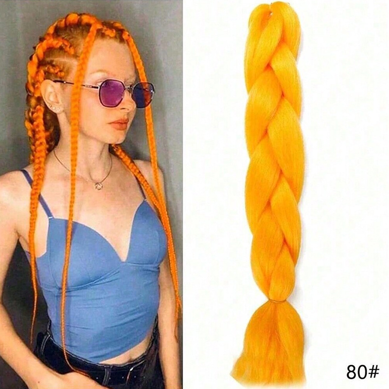 Peruca de trenza africana mujer color trenza artefacto de alta temperatura seda de trenza cabello cabello cab