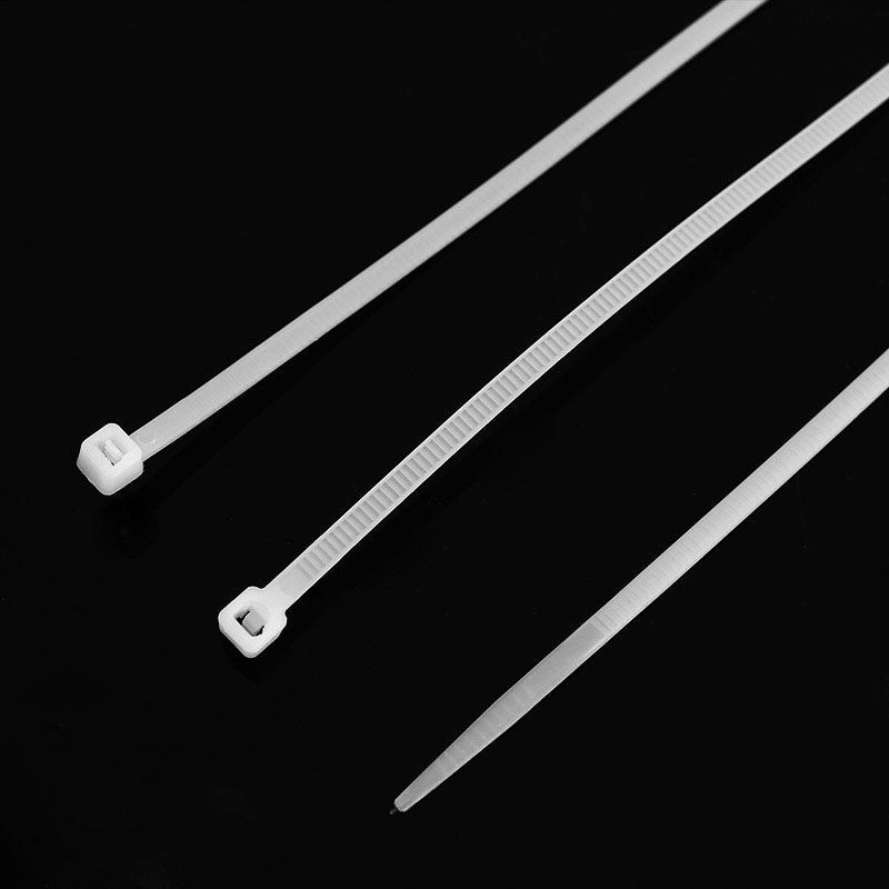 Corbata de cables de nylon autoblocante fija corbata de cables de plástico blanco corbata de flores flor floral tienda de flores