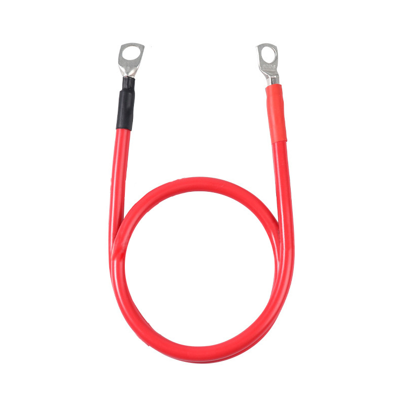 10 metros cuadrados coche conectado con batería positiva y negativa línea de electrodo generador inversor línea de conexión cobre puro cable de tierra negrita