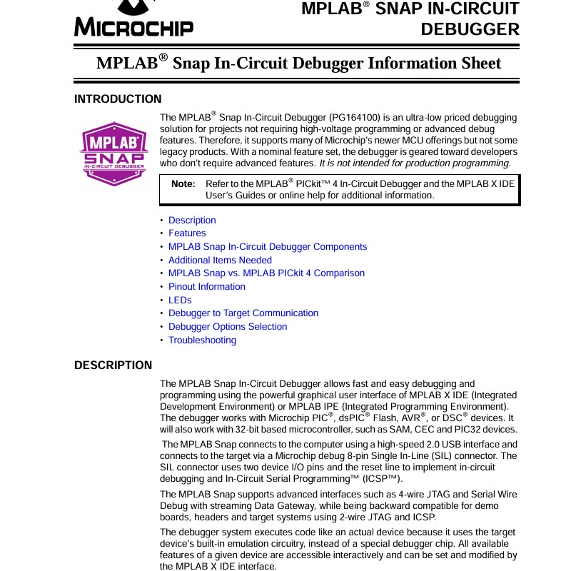 Новый оригинальный набор для онлайн-программирования и отладки MCU PIC Micro MPLAB PG164100 от бренда