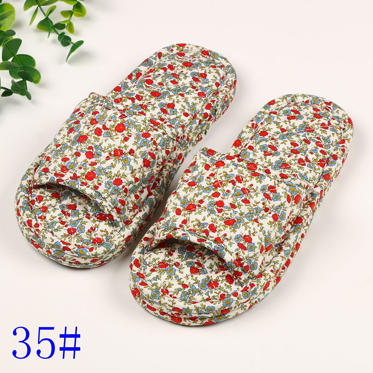 삼겹 꽃무늬 원단 여성용 35