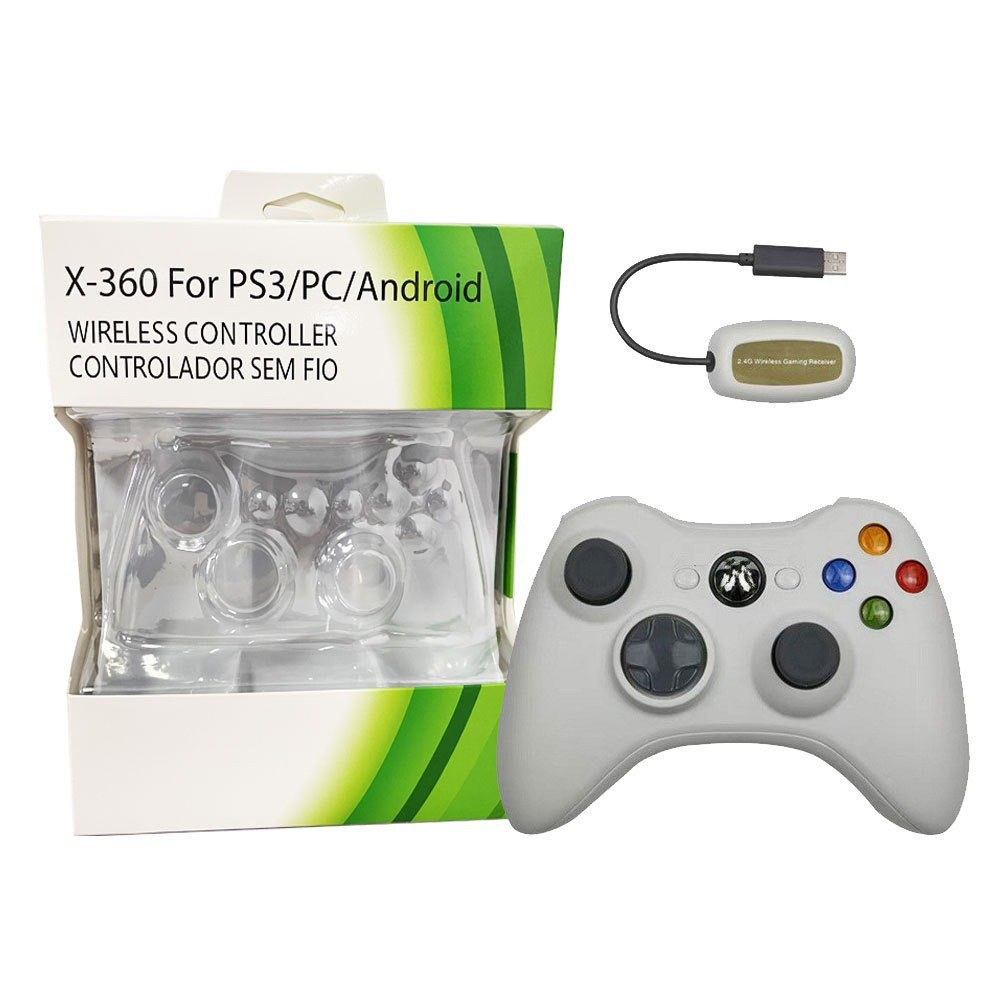 Controlador de juegos Source 360 con cable, controlador de juegos inalámbrico con vibración 360, controlador de juegos para computadora Android 2.4g image 14