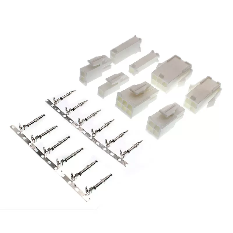 国产替代172168-1 172339-1连接器 4.14mm间距 胶壳带扣 压接条形