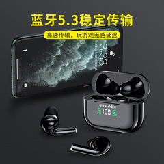 跨境華強北tws數顯運動藍牙5.1耳機 入耳式無線耳機工廠私模耳機