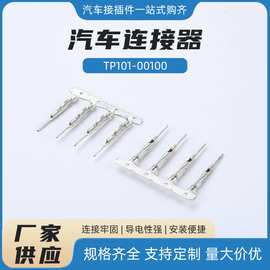 TP101-00100母端/公端6.3MM间距铜针 母针/公针连接器公母簧片