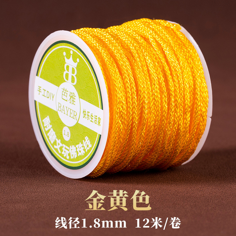 <unk> línea de jade línea 72 línea de trenzado línea de colgante línea de oro mano DIY cuerda roja cuerda de trenzado pulsera cuerda de trenzado