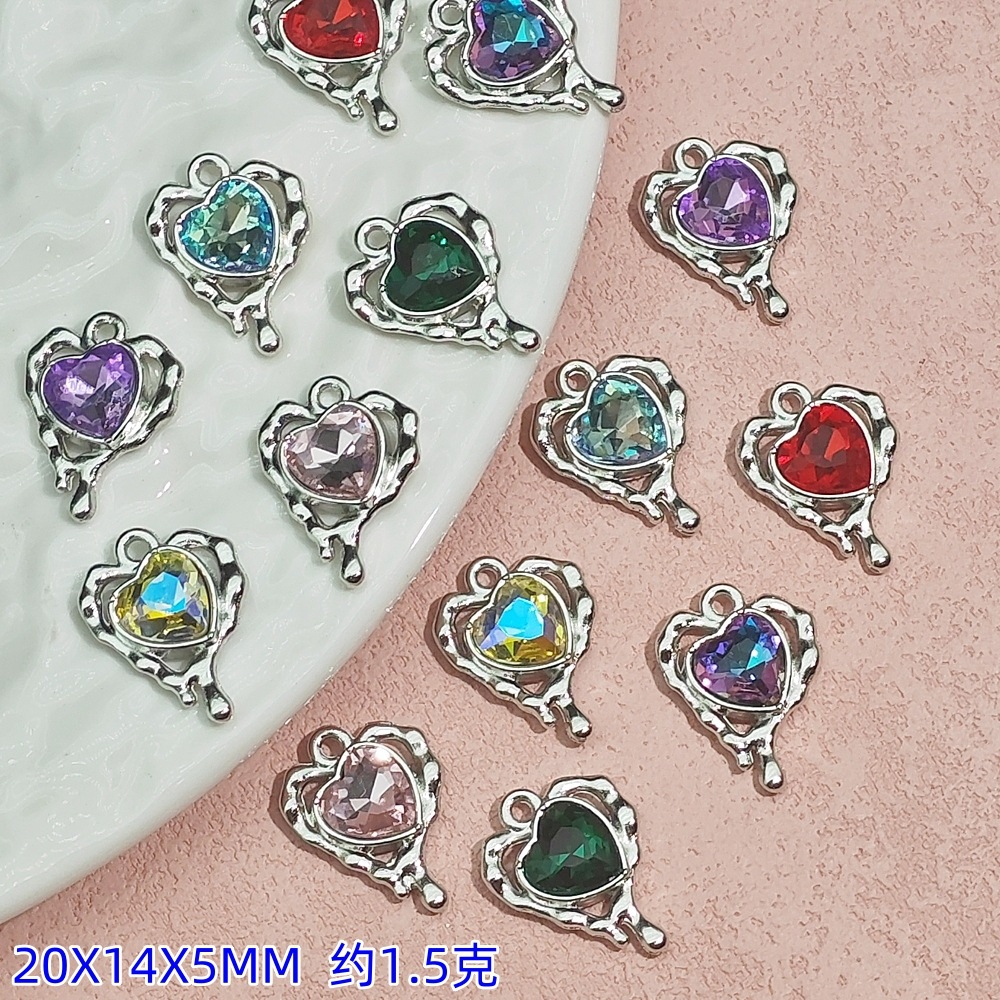 Exquisitos accesorios de joyería colgante de diamante de alta protección ultravioleta al por mayor collar DIY artesanal colgante de materiales de ropa de pulsera