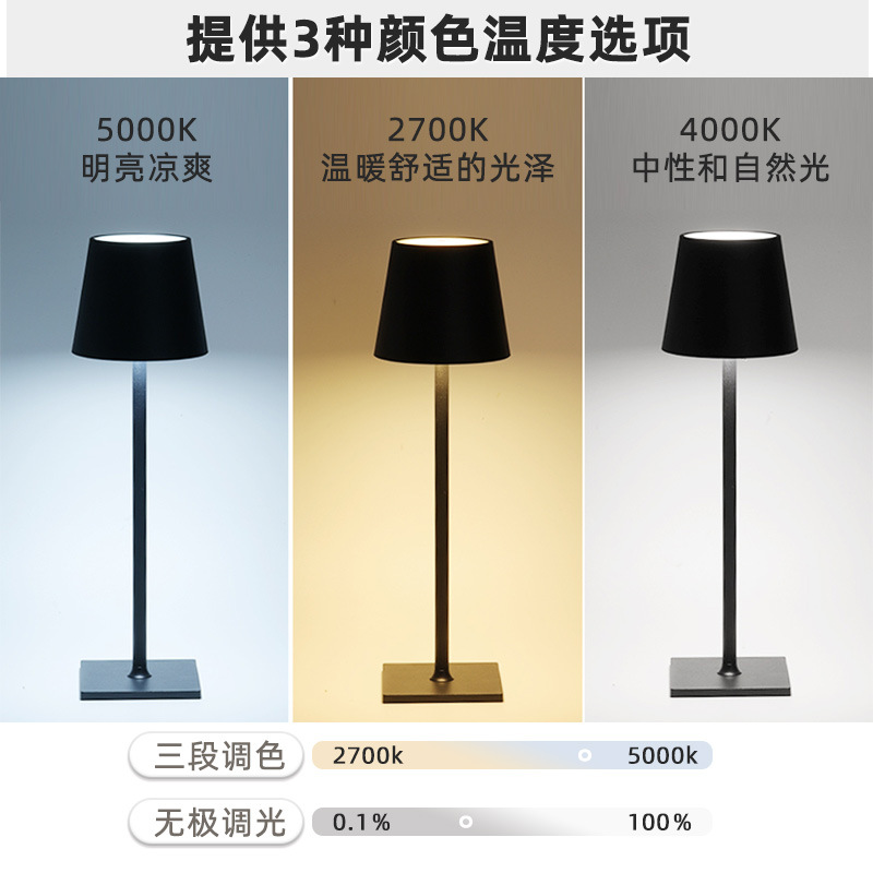 천 얀 간단한 와인 병 램프 이동식 창조적 인 휴대용 충전식 테이블 램프 바 레스토랑 분위기 램프 와인 나이트 라이트