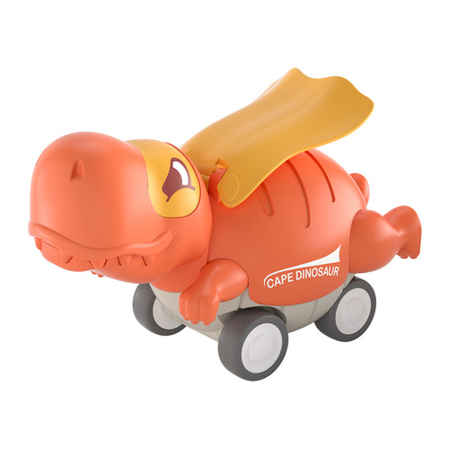 Children's Pressurized Cape Tyrannosaurus Rex Cross-border Toy Car Inertia Car for Boys Night Market Stall Toy Factory Supply Wholesale