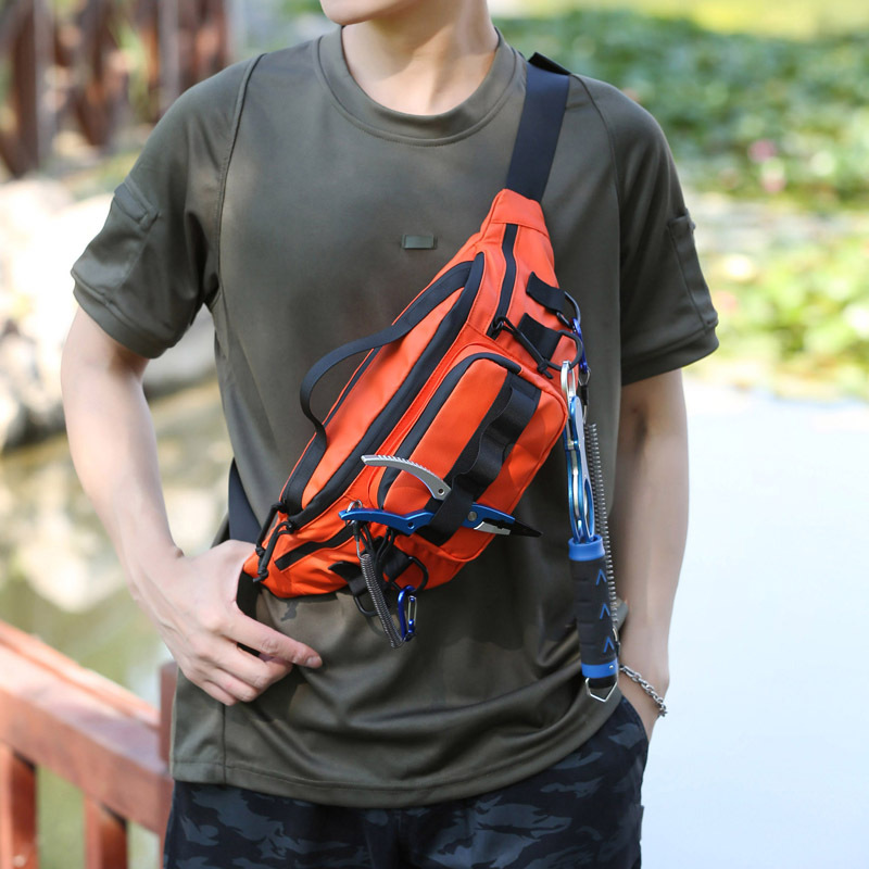 Luya bolsa mujer 2023 nueva corriente miniatura ligero impermeable Luya bolsa multi-funcional cintura bolsa al aire libre artes de pesca especial