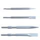 Electric hammer chisel round handle two grooves two pits hexagonal handle electric pick percussion drill tip flat U-shaped widening suit shovel