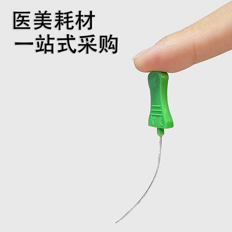 Медицинский одноразовый мозг Оригинальная игла для шеста Маленький игольчатый нож Сверхтонкий игольчатый нож Игла с пластиковой ручкой Прямая поставка с завода