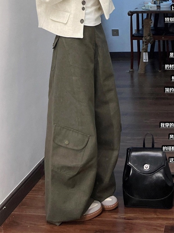 秋季穿搭一整套大码胖mm小香风短款外套阔腿裤休闲减龄复古套装女|undefined
