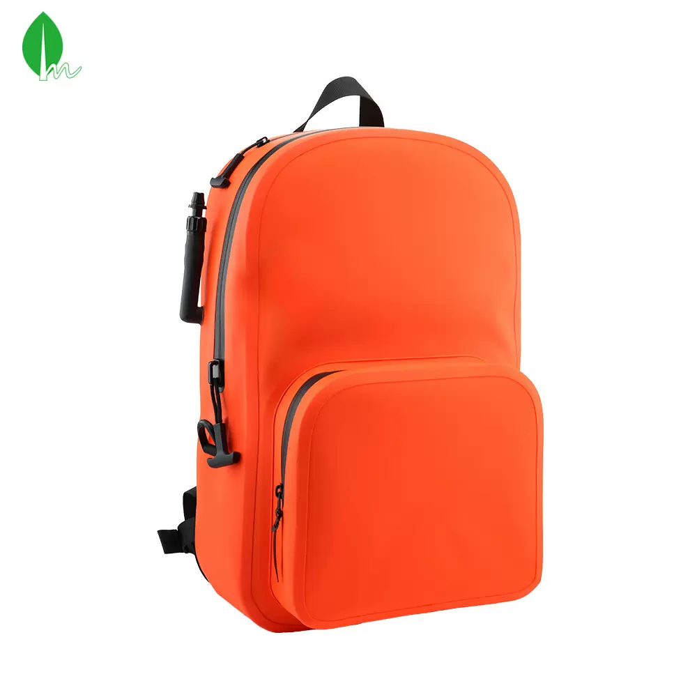 跨境爆款登山辅助救生包IPX8气密拉链可自主充气户外全防水背包