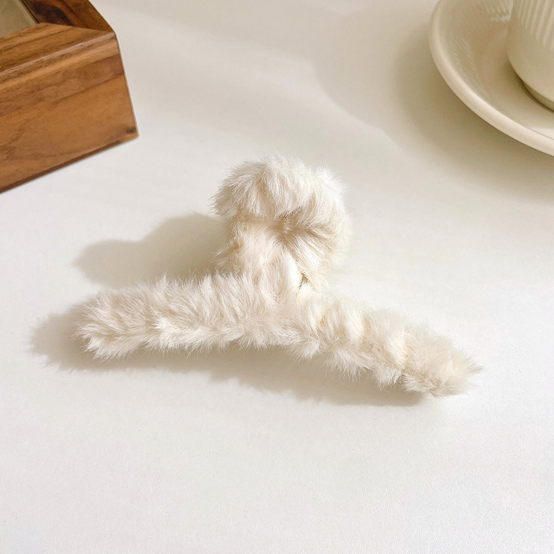 Clip de garra grande Placa de horquilla de acrílico horquilla hembra elegante temperamento tiburón clip tocado clip de Cabeza trasera horquilla