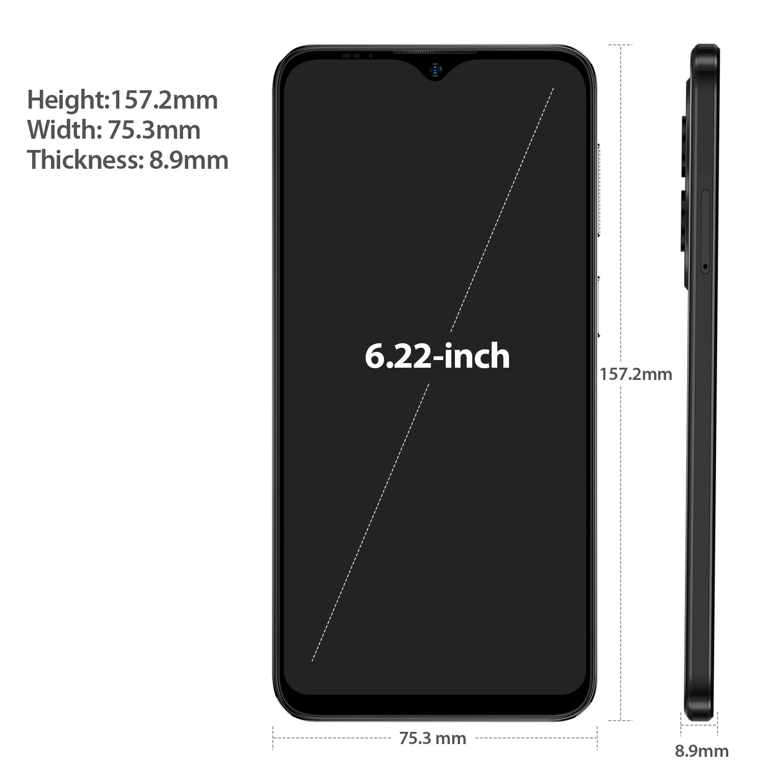 Умные часы, мобильный телефон, квартет-ядерный экран развлечений, Android, 3G, 6.22 дюйма, широкий экран