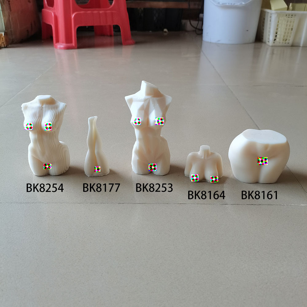DIY3D立體人體女人香薰蠟燭滴膠石膏肥皂硅膠模具藝術擺件BK8177