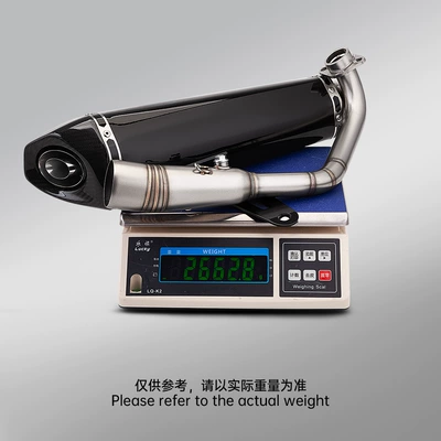 stainless steel front exhaust: Motorcycle exhaust pipe