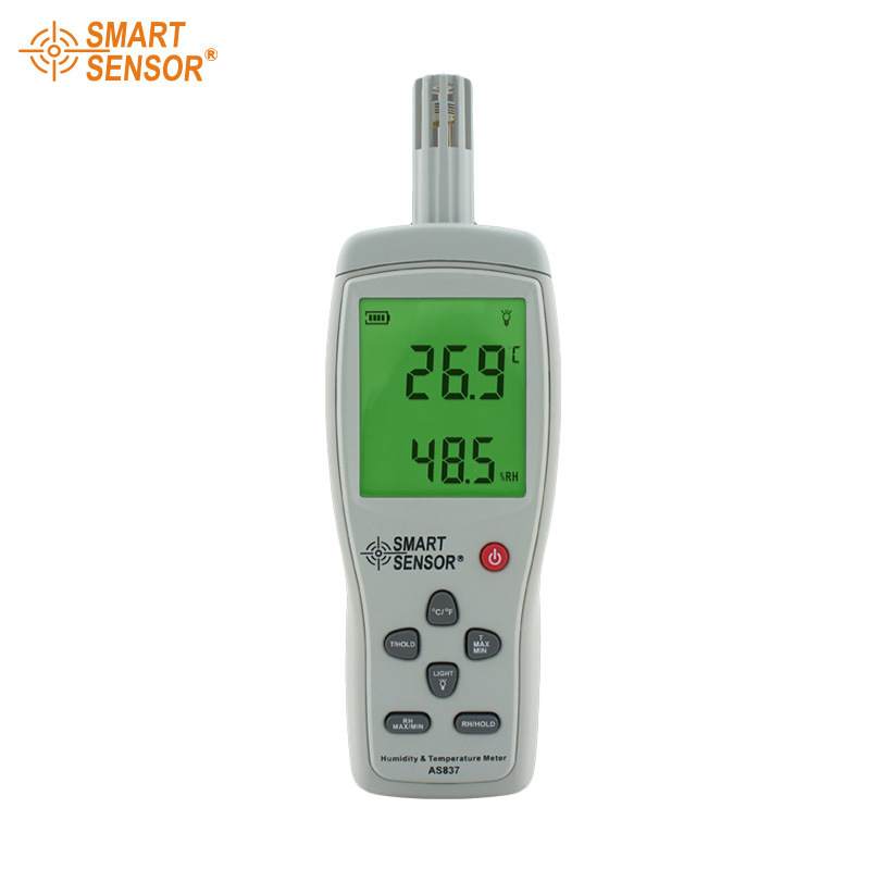  AR837便携式数显工业温湿度计 数字温度计 空气温湿度检测仪