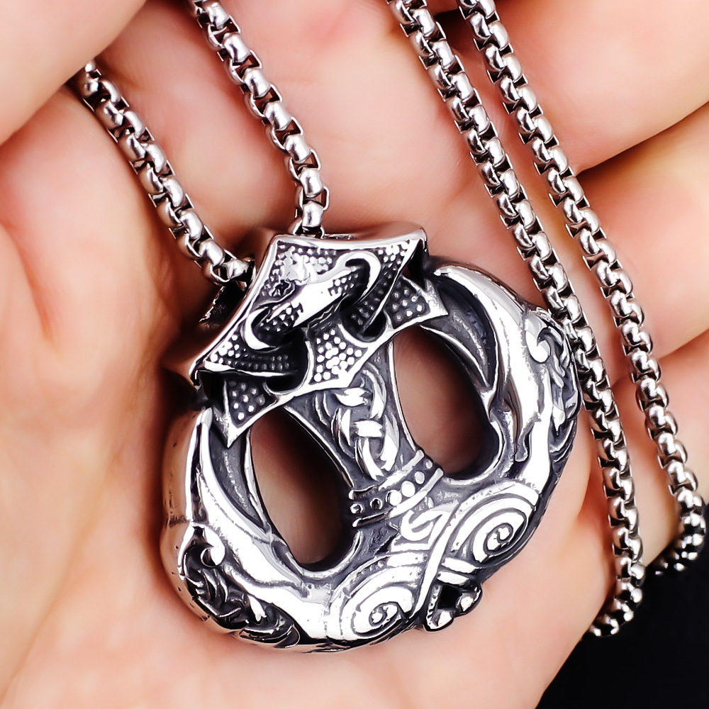 Thor's Hammer + Steel Chain