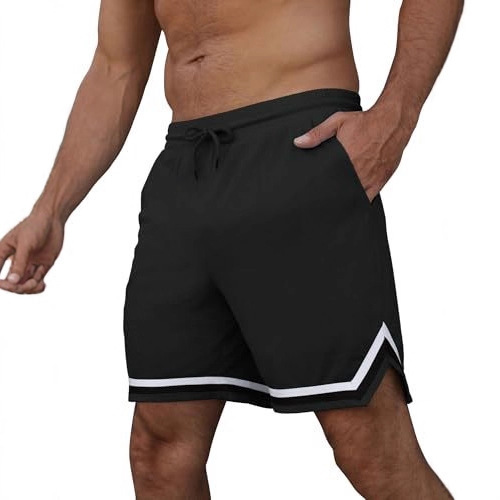 Men's 2-in-1 Running Shorts 7inch Mesh Quick-Dry Fitness Sports Shorts with Compression Lining and Pockets Men's 2-in-1 Running Shorts 7inch Mesh Quick-Dry Fitness Sports Shorts with Compression Lining and Pockets