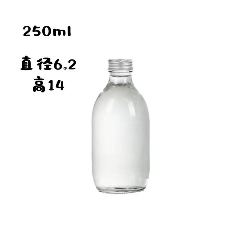蓋付き高品質透明ガラスボトル、ジュースミネラルウォーター飲料ボトル、水出し茶ボトル、空ボトル、詰め替えボトル卸売|undefined