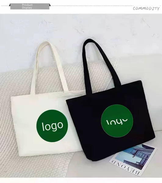 2023 manufacturers new Korean casual canvas bag shoulder messenger bag fashion large capacity portable women's bag