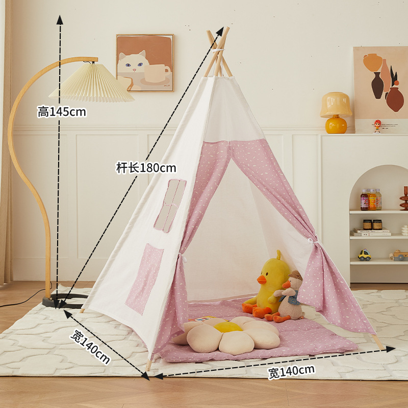 Tienda de interior para niños indios Transfronteriza Amazon al aire libre princesa castillo casa pequeña casa de juegos de juguete al por mayor